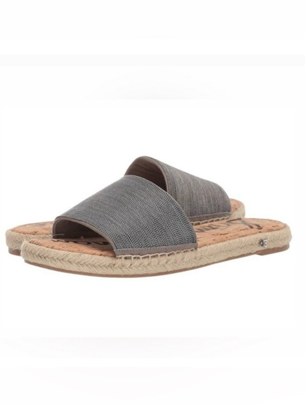 Sam Edelman “Aluna” Slide Sandal in Metallic Pewter Size 6